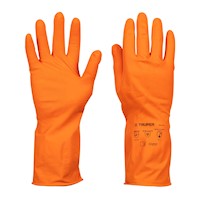 Guantes de látex para limpieza, medianos, Truper